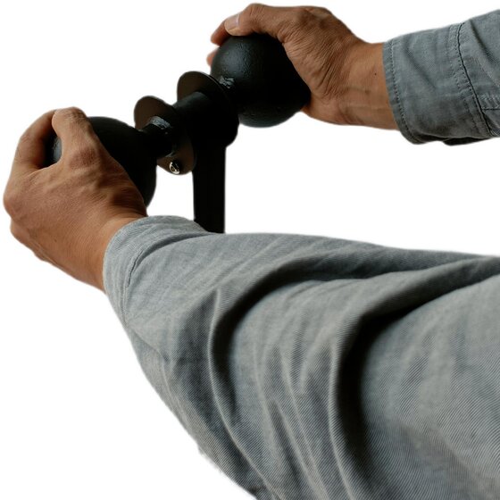 Finger Strength Forearm Strength Trainer Forearm 0kg Bar Weight-Bearing Rope Arm Exercise Fitness Wrist Ball Roll Strap