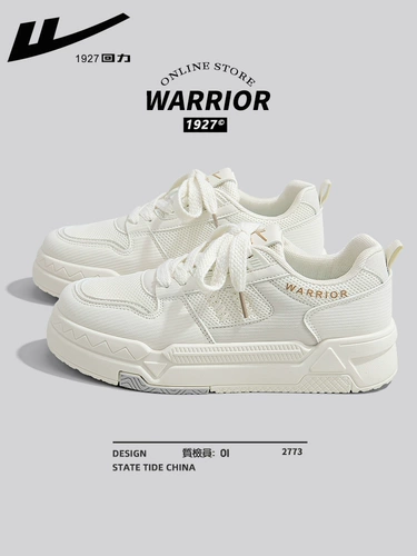 Warrior, летняя спортивная обувь, дышащие тонкие кроссовки, белая обувь, коллекция 2023