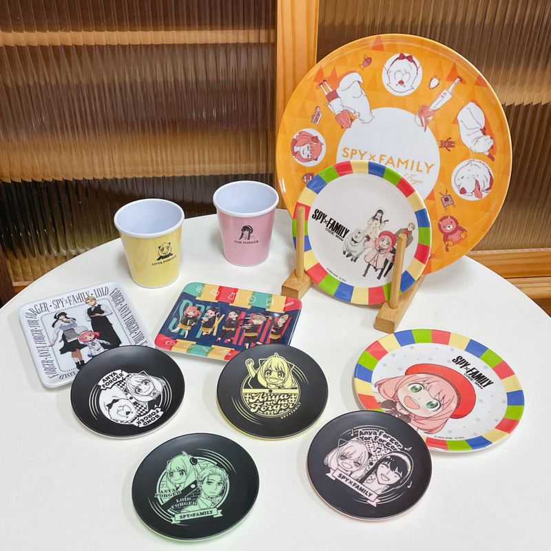 Japanese Licensed Spy X Family Food-Grade Melamine Tableware Merchandise Japanese Licensed Spy X Family Food-Grade Melamine Tableware Merchandise