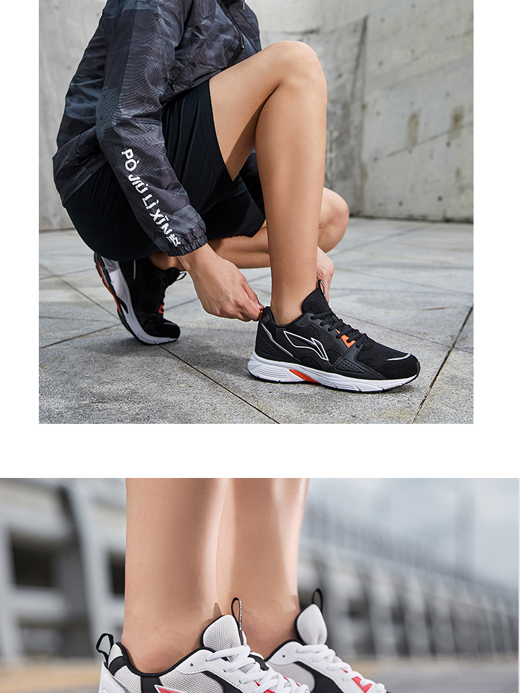 Giày chạy bộ Li Ning Giày nam 2019 mới giảm xóc giày chạy bộ giúp giày thể thao ARHP231 - Giày chạy bộ giày đi bộ nam