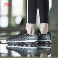 Giày chạy bộ Li Ning Giày nữ bóng mới hấp thụ sốc mặc chống trượt đầy đủ lòng bàn tay đệm hồ quang giay the thao nu