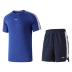 Li Ning phù hợp với nam 2019 loạt đào tạo mới mùa hè cổ tròn quần short tay ngắn dệt thể thao thoải mái thoải mái - Thể thao sau Thể thao sau