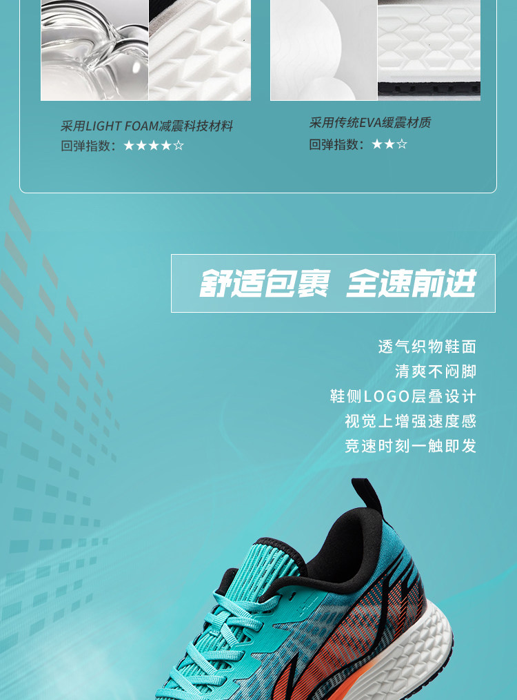 李宁 赤兔 男子竞速运动跑步鞋 图4