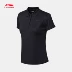 Li Ning áo sơ mi polo ngắn tay nữ tập luyện mới loạt đồ thể thao ve áo ngắn thể thao mùa hè