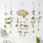 Trang trí tường hoa nước chèn cây treo tường trang sức treo tường bình hoa cắm treo - Vase / Bồn hoa & Kệ chau cay