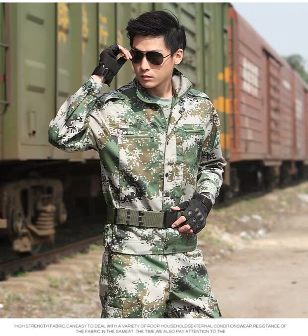 Lực lượng đặc biệt đồng phục quân đội ngụy trang quân đội ngoài trời những người đam mê quân sự trang phục đồng phục đào tạo lĩnh vực đồng phục mùa thu và mùa đông mặc quần yếm - Những người đam mê quân sự hàng may mặc / sản phẩm quạt quân đội quân áo rằn ri hải quân
