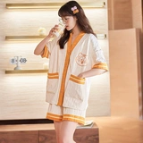 Хлопковая пижама, кардиган, оберег на день рождения, летний комплект, коллекция 2022, популярно в интернете