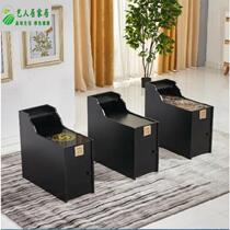 Square table rounded corners approb. lockers strip office next to sauna foot therapy shop small tea table cabinet foot bath washing feet