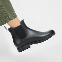 Hellozebra (Japan)Fashion early spring rain shoes womens non-slip rain boots short tube womens water shoes galoshes