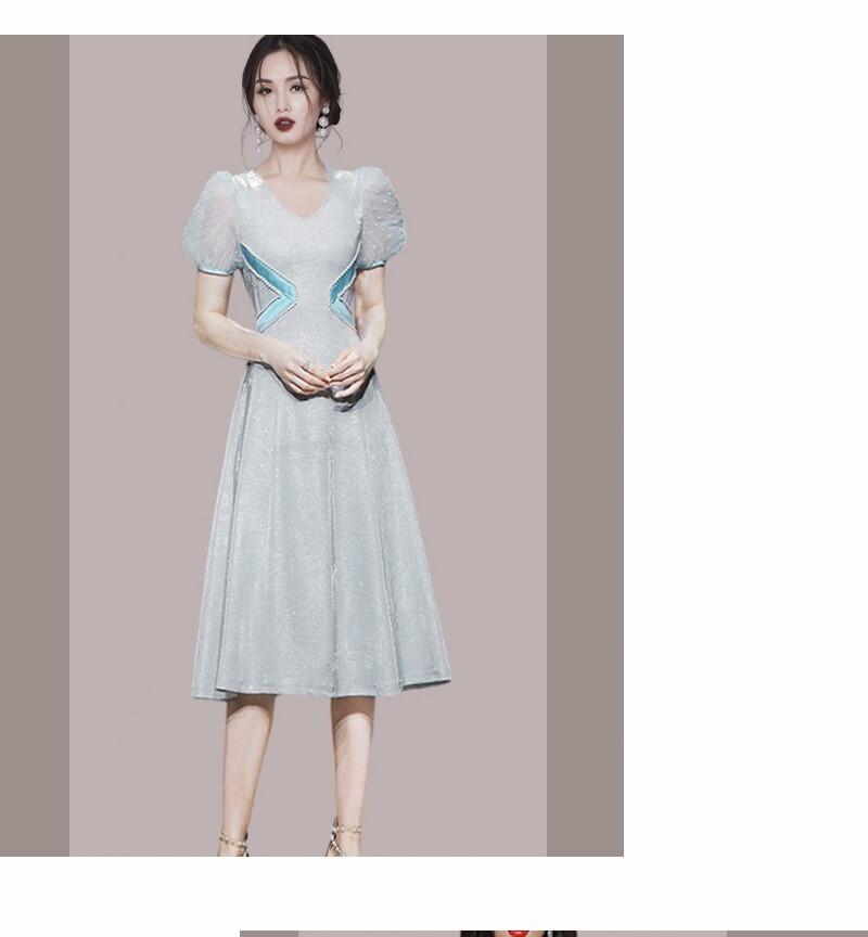 Шелковое летнее платье, городской стиль 