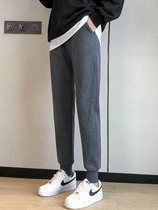 Sports Pants Woman loose bunches Casual Pants Broadlegged Pants Straight Up Slim Light Cage Pants 2022 New Guard Pants Women