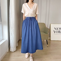 Синяя юбка, 165см