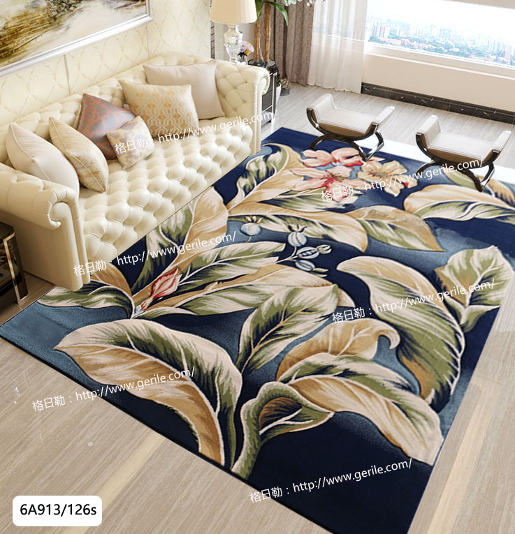 Mongolia pure wool carpet imported fine cashmere thickness hand stereo shear flower decoration living room floating window blanket