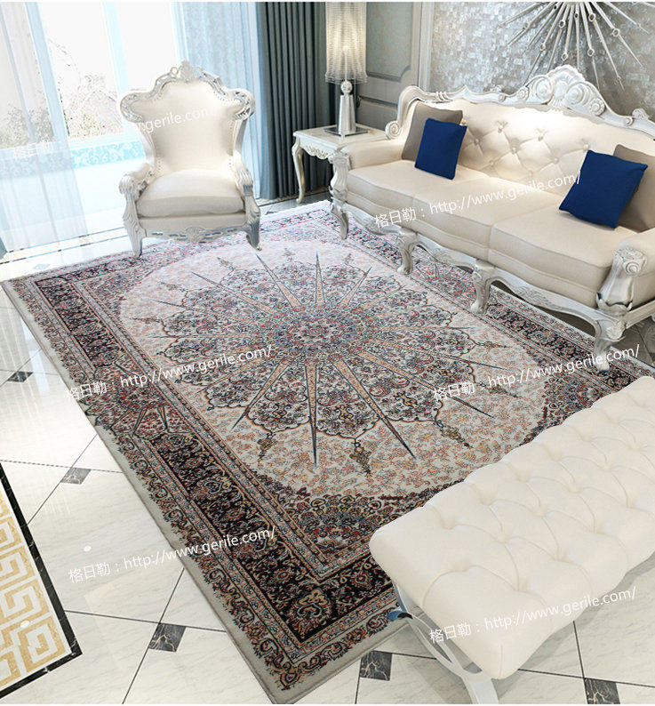 New washed fine wool encrypted Posthu tattoo Living room Book room Bedroom Decorative Carpet Compact Thickened Hand Feel Good