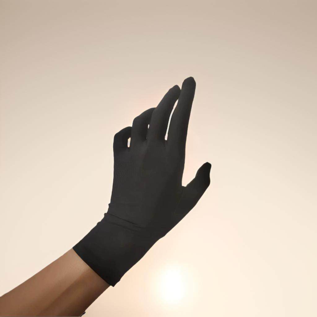 Thin black cosplay gloves, suitable for anime and cosplay occasions, comfortable, elastic, luxury items, student performance gloves.