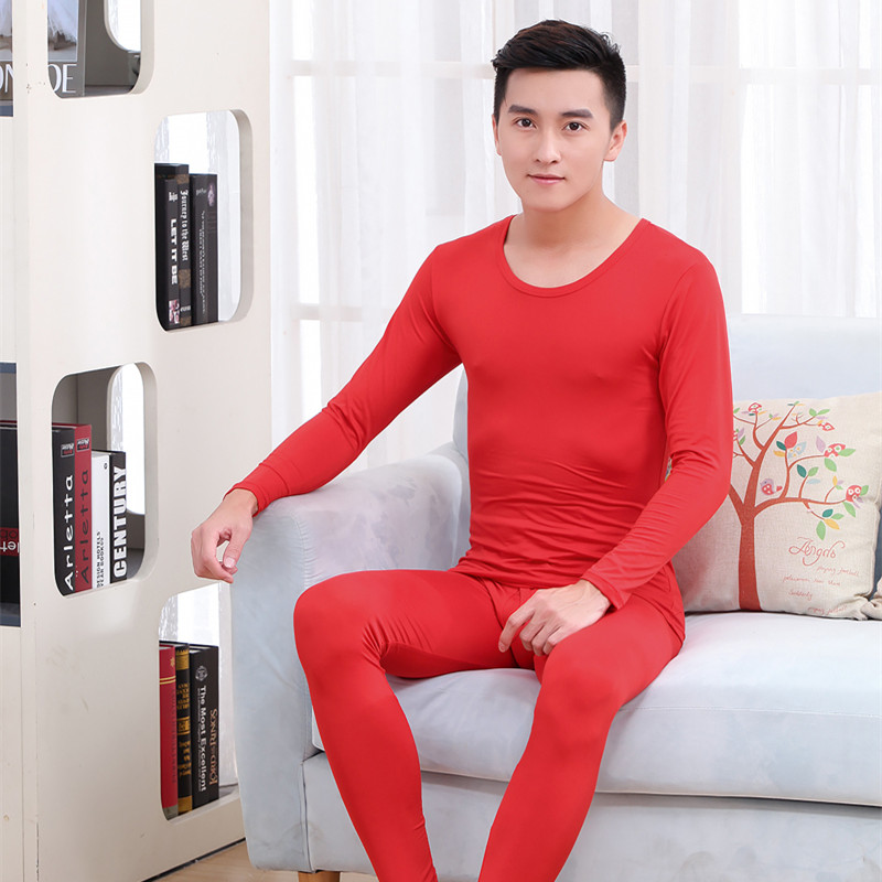 Mens đồ lót nhiệt bộ mens mỏng quần mùa thu mùa thu và mùa đông Mordaywear mặc kín màu rắn đáy đang lớn.