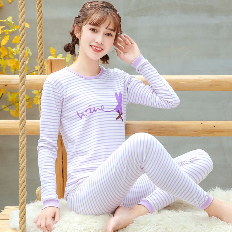 . Thu cô gái con trai quần áo cotton mùa thu mùa thu quần thiết lập cơ sở học sinh trung học trẻ bông áo len lót cao.