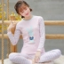 . Thu cô gái con trai quần áo cotton mùa thu mùa thu quần thiết lập cơ sở học sinh trung học trẻ bông áo len lót cao. 