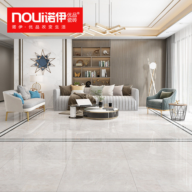 78 ° To Revered White Porcelain Throwing Brick 800x800 Living-room Dining Hall Anti-Slip Floor Tiles Brief Modern Full Porcelain Ultra White Brick