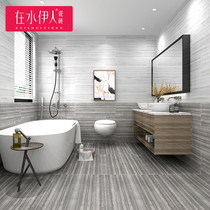 Modern minimalist floor tiles 300x900 Bathroom tiles Nordic kitchen tiles Cloth tiles American antique tiles