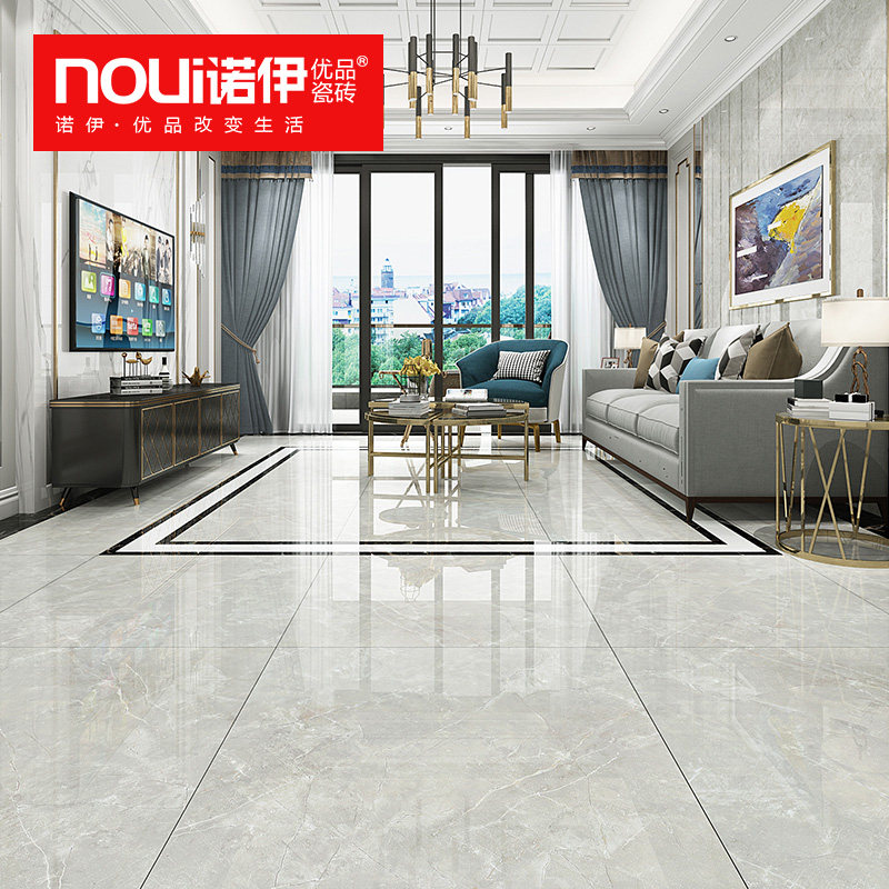 Full house tile Tiles 800x800 Living-room Modern Bedroom Non-slip Grey Full Porcelain Through Body Marble Floor Brick-Taobao