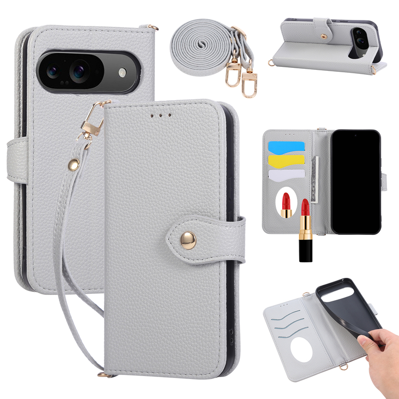 Google Flip Card Crossbody Suitable for Google Pixel10Pro Mobile Phone Case 9Proxl Protective Cover Googlepixel8A Satchel Lanyard 7Pro Makeup Mirror Leather 6 Can Hold Cards Google Flip Card Crossbody Suitable for Google Pixel10Pro Mobile Phone Case 9Proxl Protective Cover Googlepixel8A Satchel Lanyard 7Pro Makeup Mirror Leather 6 Can Hold Cards