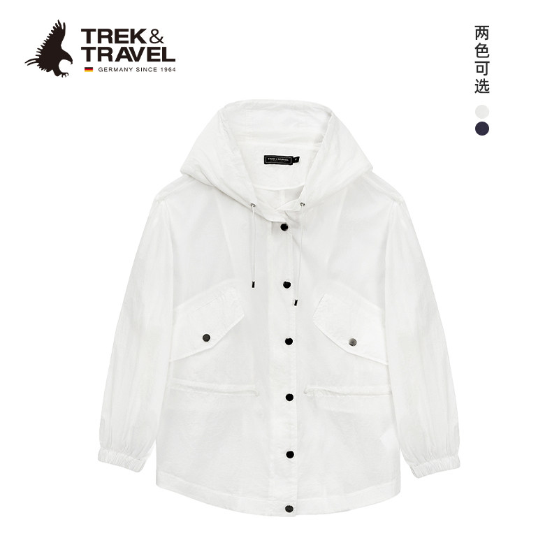 TREK & TRAVEL German Flying Eagle Spring New Lady Fashion Ladies Loose Leisure Dress Clothes jacket