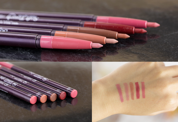Hàn Quốc ERISE HOME Idy House Gentle Touch Automatic Lip liner Không đánh dấu màu nude không thấm nước - Bút chì môi / môi lót 	son bút chì của hàn	