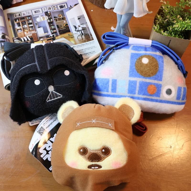 Japanese Authentic Star Wars Darth Vader Face-Shaped Coin Purse Cool Boy Crossbody Bag