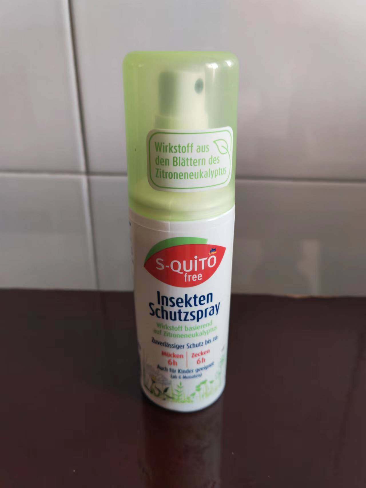 New German DM baby S-quito free herbal mosquito repellent insect bite spray 1 year old 100ml