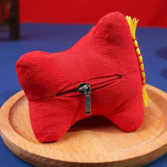 小老虎刺绣布老虎玩偶网红除夕玩偶中国风2025年娃娃布艺传统式.