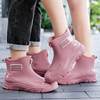 Short Rain Boots for Women, Adult Rain Boots for Rainy Days, Men's Wading Shoes, Rain Boots for Both Sunny and Rainy Days, Fashionable Waterproof Shoes