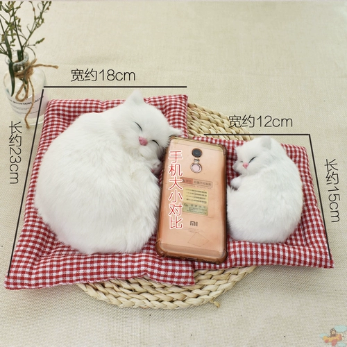 Реалистичная кукла, плюшевая игрушка, котенок, кот, подарок на день рождения