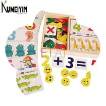 -Montessori materials educational Kids toys Dominoes for Chi