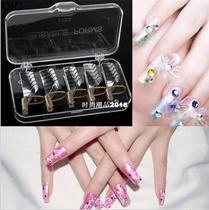 5pcs set Reusable Nail Form Tips Nail Art Guide Form Acrylic