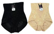 Drunk Na 8323 High waist triangular bunches pants closed to receive waist-to-hip plastic body Sexy Underwear Big size