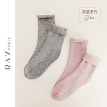 RAYHOUSE stockings winter women socks plus velvet thick socks women snow socks warm wool socks pile socks