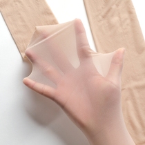 RAYHOUSE summer thin 5D stockings transparent light legs ultra-thin invisible flesh color pantyhose 3 pairs anti-hook Silk
