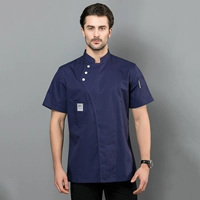 Короткий синий топ