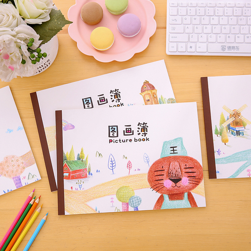 小学生空白绘画素描本子_网红优惠券