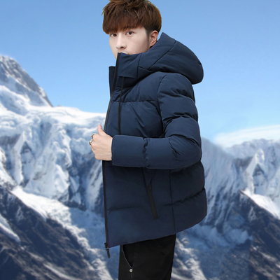 男士外套冬季棉衣连帽韩版棉衣男