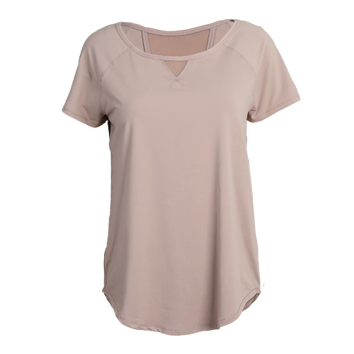 Спортивная одежда для йоги для тренировок, футболка для спортзала, короткий рукав, изысканный стиль, для бега