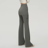 DCW Комплект, леггинсы, штаны, спортивный утягивающий пояс на талию для тренировок для спортзала, высокая талия, для бега