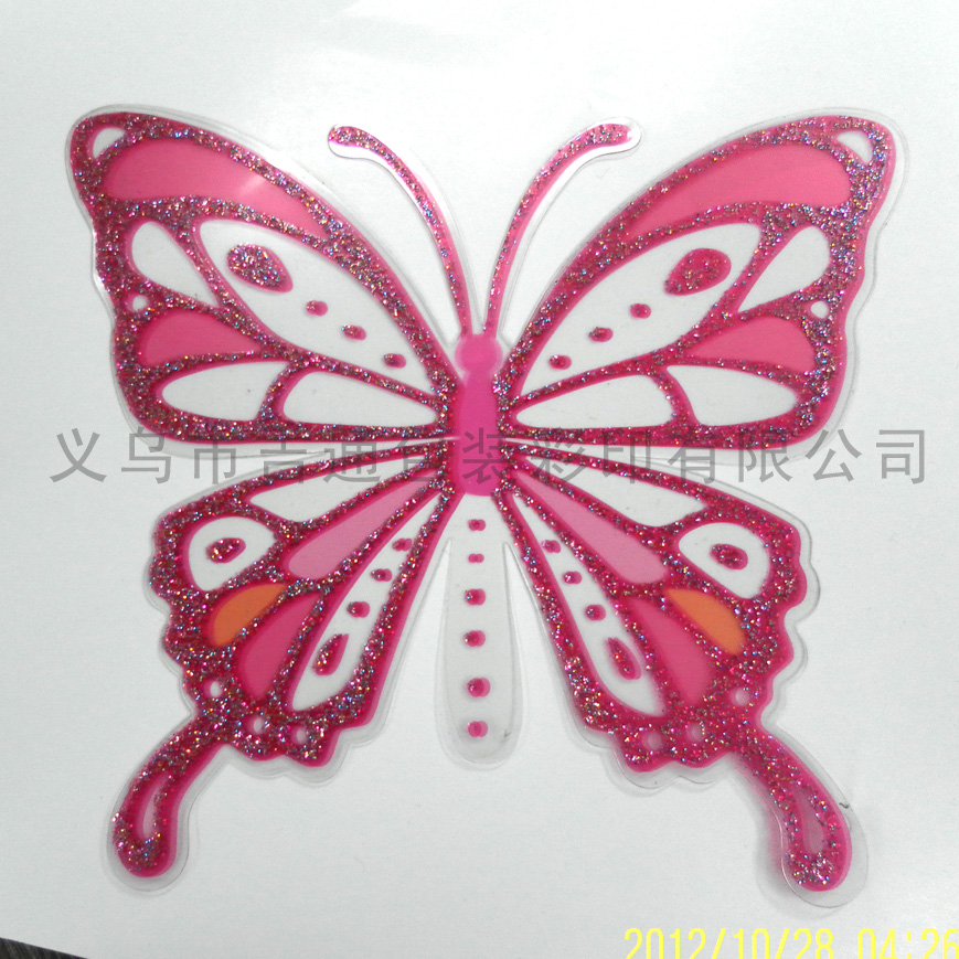 Book to be made color print Sargine pink bow tie PVC plastic sheet PVC card PVC Clothing Pendant PP hanging plate