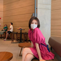 Skirt 2020 New Summer Bubble Sleeveless Dress Shorts Short small subcover Slim Temperament GODDESS VAN