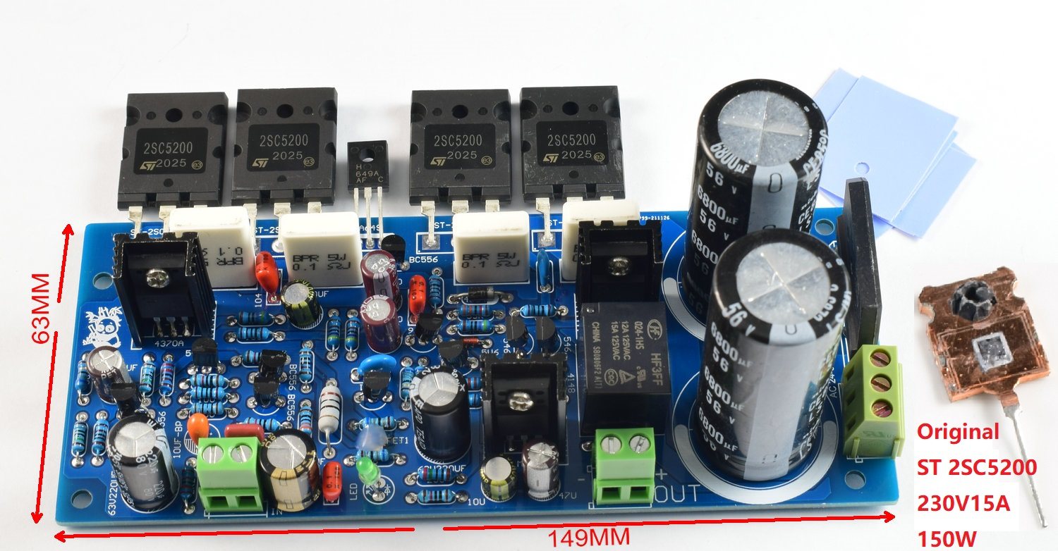 Imitation Swiss FM711 MOD modified power amplifier mono with power protection 250 watts 4R