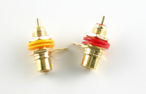 RCA terminal block pure copper gold-plated 6 yuan 2 pieces