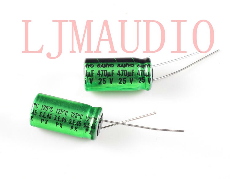 SANYO high quality capacitor 25V470UF diameter 10MM feet distance 5MM