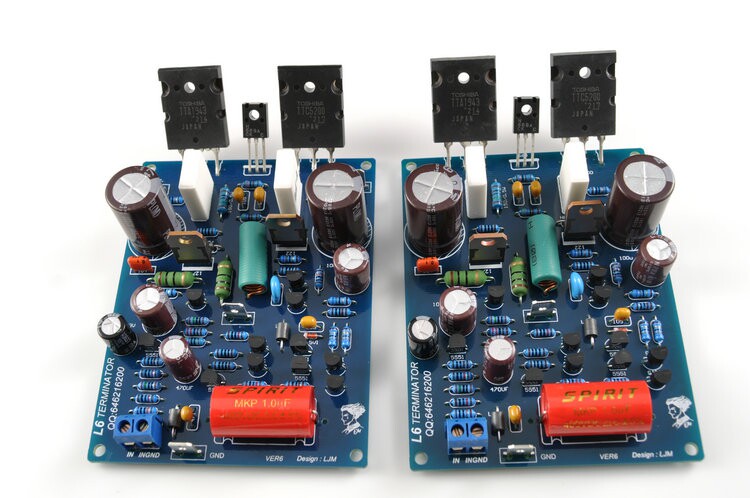 L6 power amplifier board 2 boards 2 channels