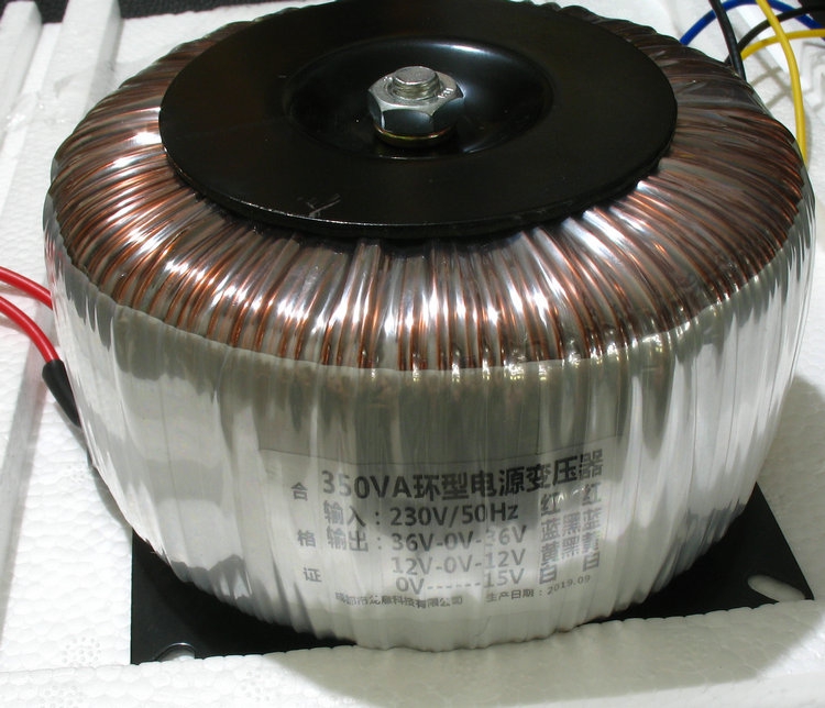 350-watt high-quality transformer with L-series amplifier board